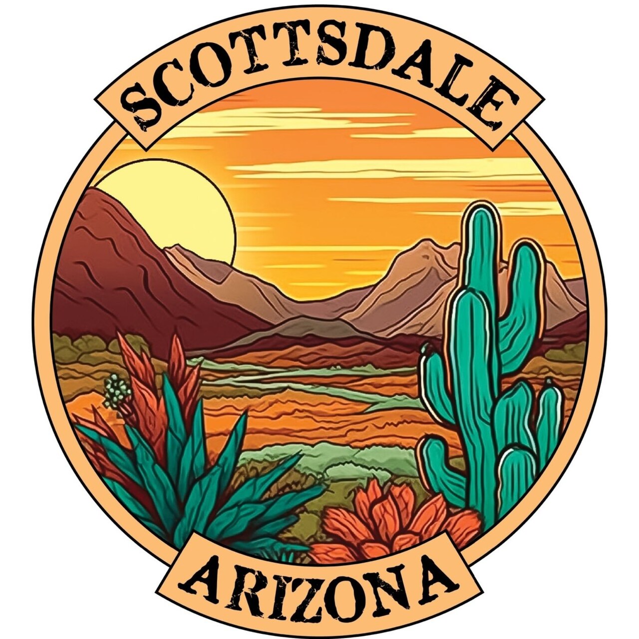 Scottsdale Arizona A Exclusive Destination Fridge Decor Magnet